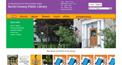 Desktop Screenshot of northconwaylibrary.com